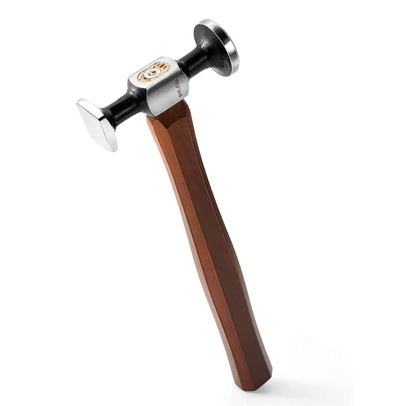 WUTA Leather Hammer Double Head Cobblers Hammer Mirror Polishing Carbon Steel Mallet for Professional Leather Craft Tool - Image 1